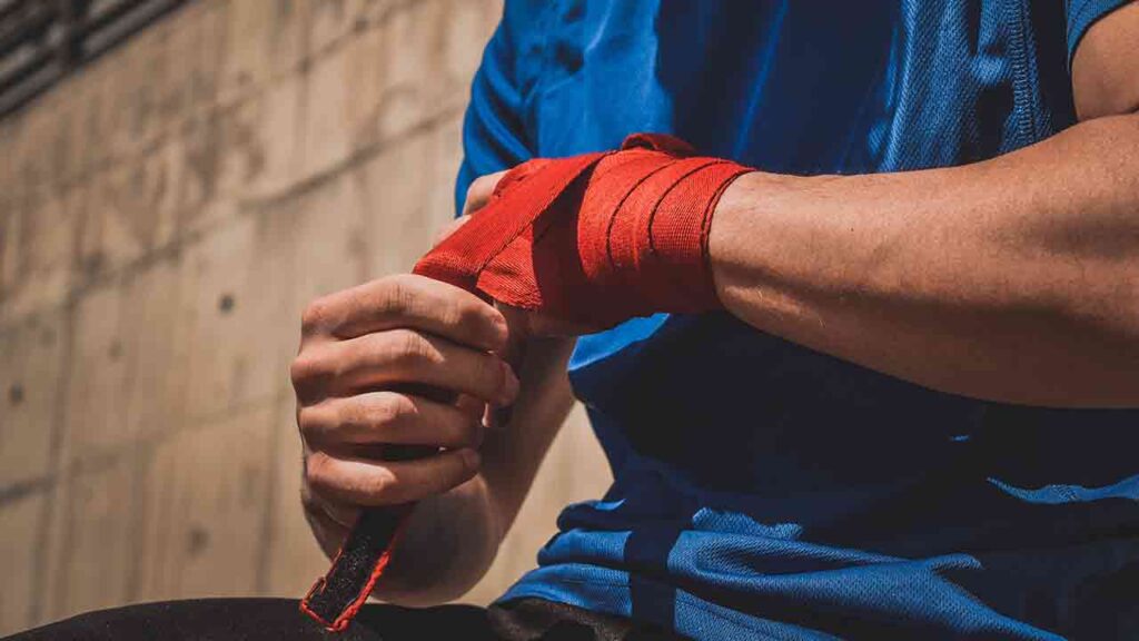 Why do athletes wrap their hands?